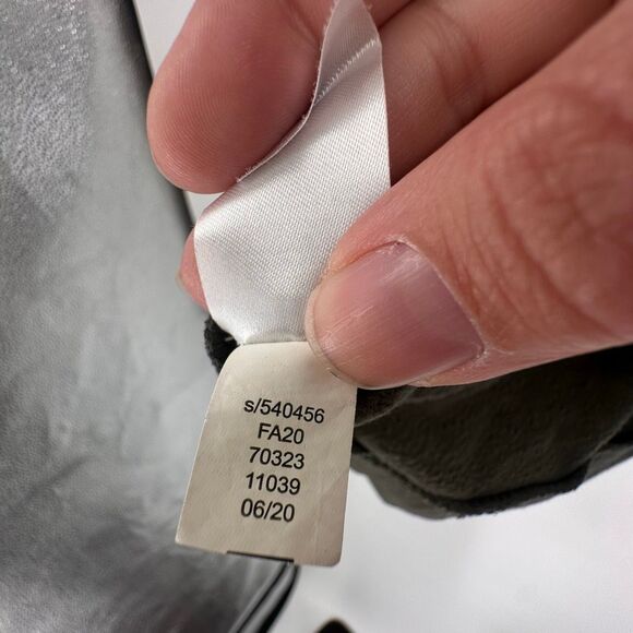 Lou & Grey Signature soft Wetland Green V-Neck Poncho Sweater Knit Top Size XS - Picture 9 of 12